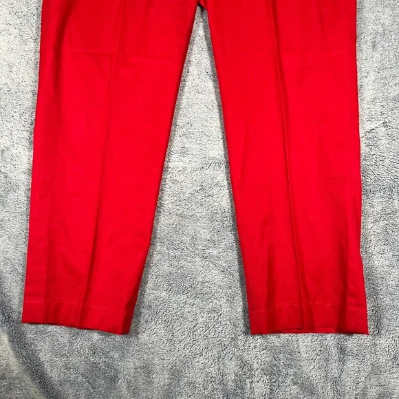Polo Ralph Lauren Mens Red Chino Pants Side Buckle Adjusters 38x27.5 Cotton - Picture 5 of 16